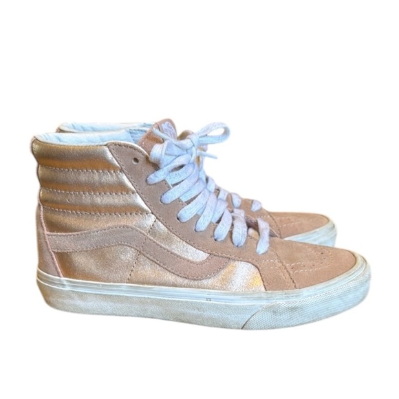 Vans Shoes - Vans Sk8-Hi Reissue Two-Tone Metallic
Ні Тор Mahogany Rose Size 6.5